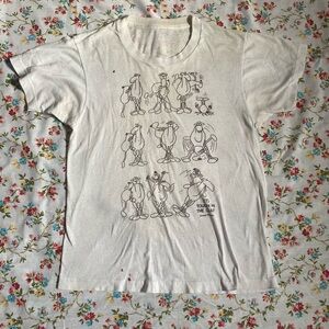 Vintage single stitch 80’s t shirt funny size medium